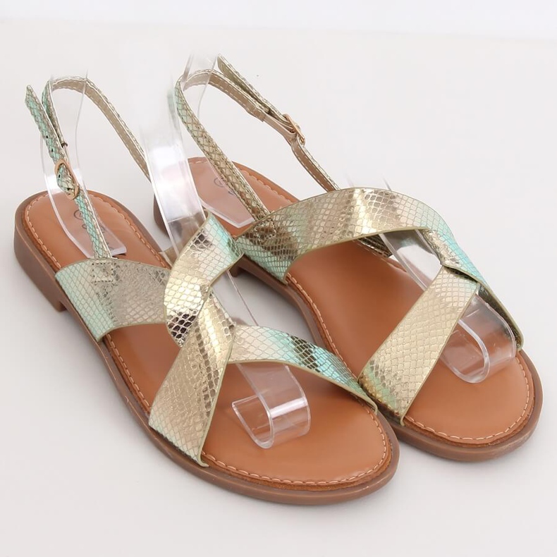 Sandalias mujer oro 222-31 oro dorado 2