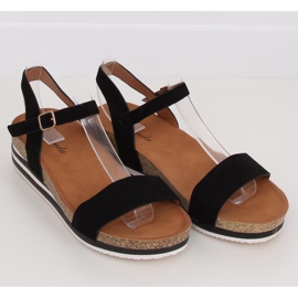 Sandalias de mujer negras RD054 Negra negro 1 Sandalias de mujer negras RD054 Negra negro 1