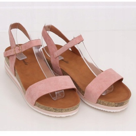 Sandalias de mujer rosa RD054 Rosa rosado 1