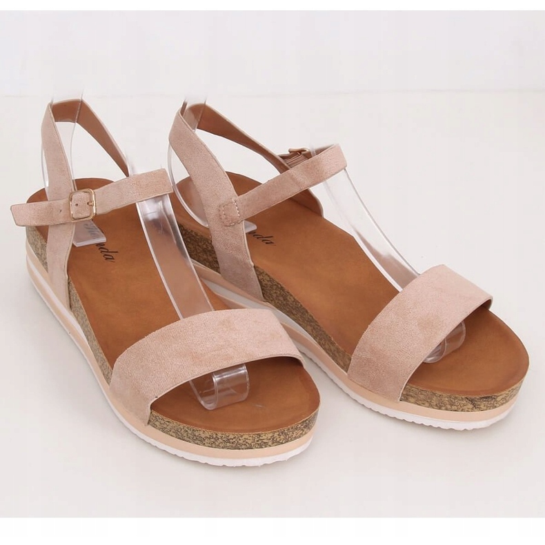 Sandalias de mujer beige RD054 Beige 1