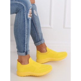 Amarillo 4388 Zapatillas deportivas amarillas 3