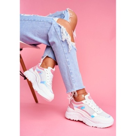 BUGO Zapatillas Deportivas Mujer Rosa Blanco Memory rosado 4
