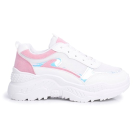 BUGO Zapatillas Deportivas Mujer Rosa Blanco Memory rosado 6