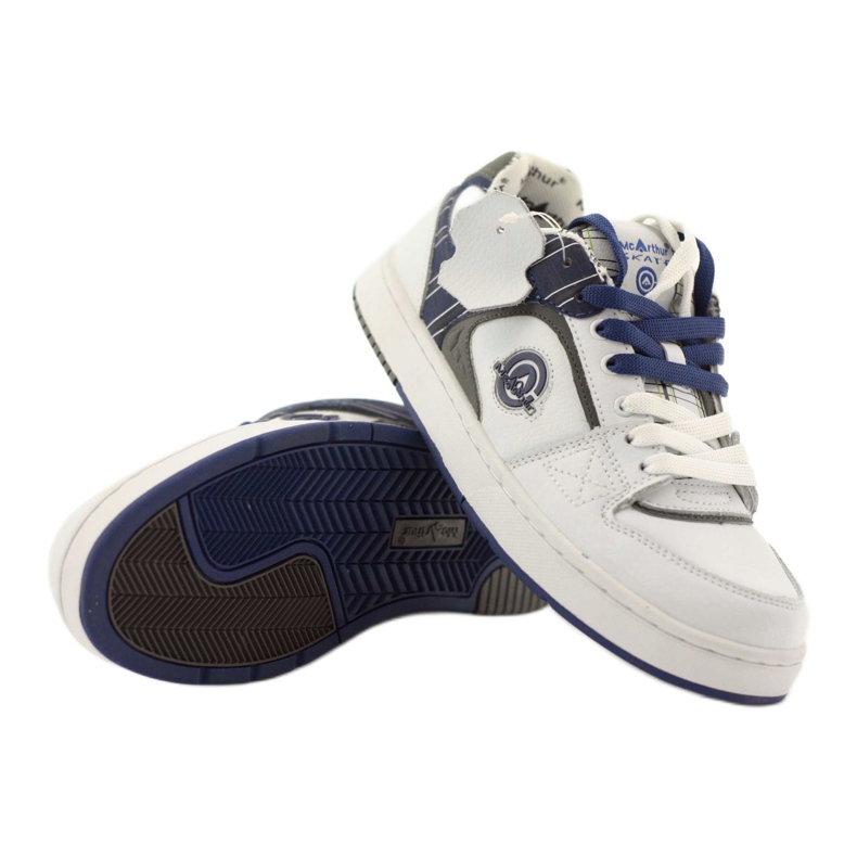 Deportivas McArthur 18-wt blanco/azul gris 3 Deportivas McArthur 18-wt blanco/azul gris 3
