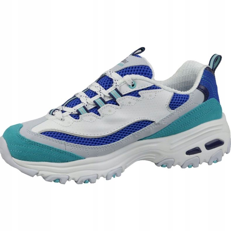 Skechers D'Lites Segunda oportunidad W 13146-WBL blanco azul multicolor 1