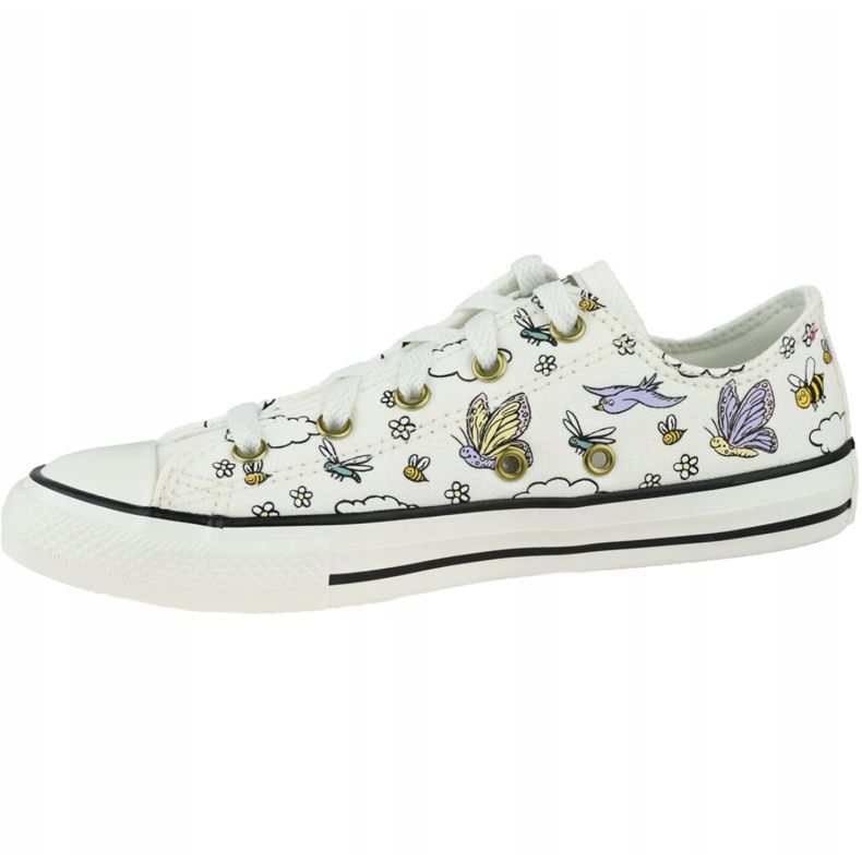 Converse Chuck Taylor All Star Low Niños 667898C blanco multicolor 1 Converse Chuck Taylor All Star Low Niños 667898C blanco multicolor 1