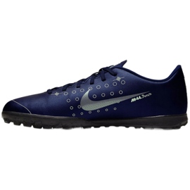 Zapatillas de fútbol Nike Mercurial Vapor 13 Club Mds Tf M CJ1305-401 azul marino 4