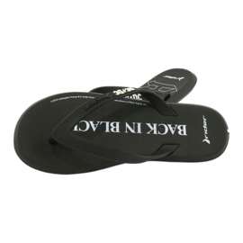 RIDER 82799 Chanclas AC / DC THONG AD hombre BRASIL blanco negro 4