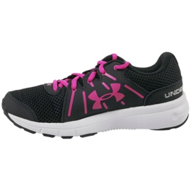Zapatillas Under Armour W Dash Rn 2 W 1285488-003 negro rosado 1 Zapatillas Under Armour W Dash Rn 2 W 1285488-003 negro rosado 1