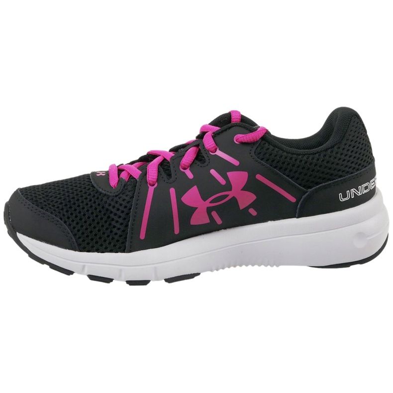 Zapatillas Under Armour W Dash Rn 2 W 1285488-003 negro rosado 1 Zapatillas Under Armour W Dash Rn 2 W 1285488-003 negro rosado 1