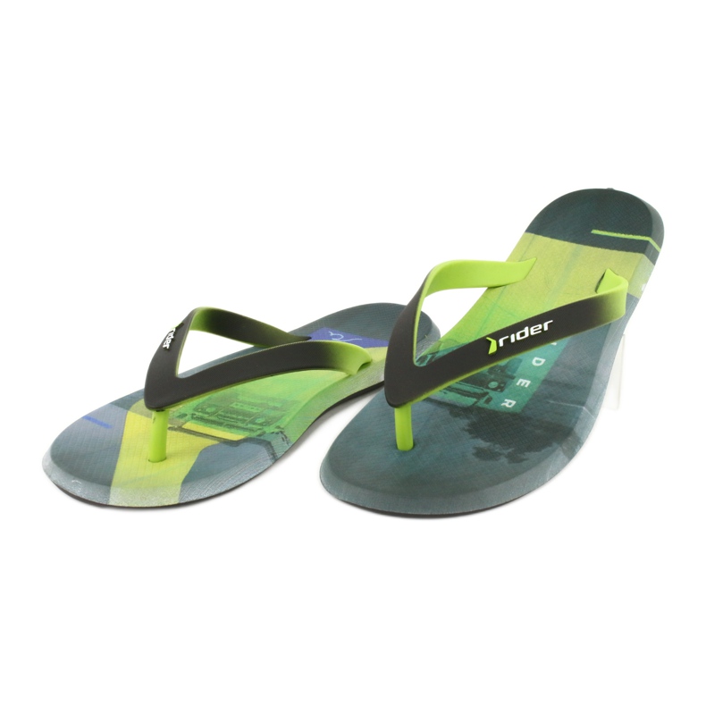Chanclas de hombre Rider Energy AD 10719 negro azul gris verde 2