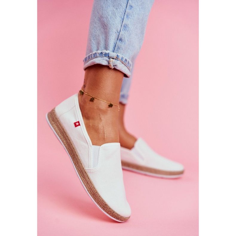 Alpargatas de mujer Big Star Slip-on Blancas FF276038 blanco 1