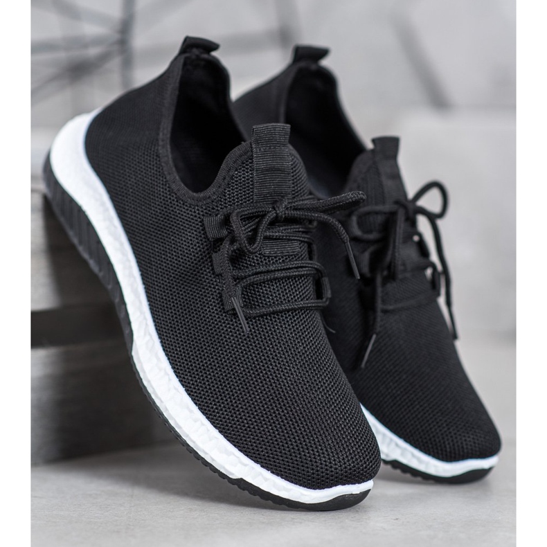 SHELOVET Zapatos negros calados 1