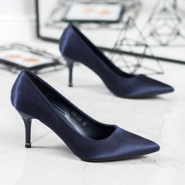 Cm Paris Tacones altos azul marino clásicos 1