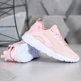 SHELOVET Zapatillas rosadas de textil rosado 2