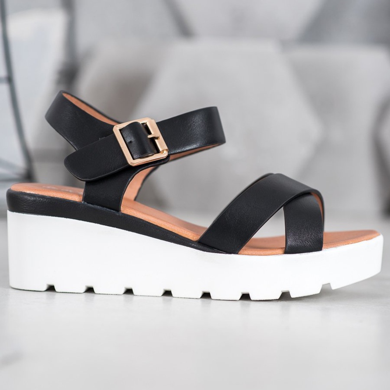 Weide Sandalias de moda negro 2 Weide Sandalias de moda negro 2