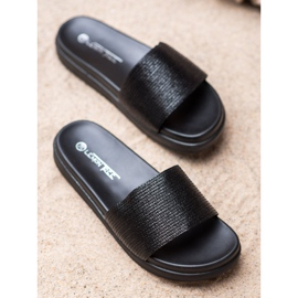 SHELOVET Pantuflas Negras Clásicas negro 1