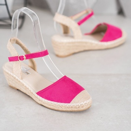 Best Shoes Alpargatas Sandalias Rosadas 1