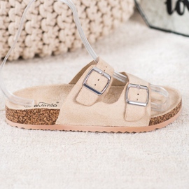 Evento Zapatillas Casual Con Hebilla beige 3