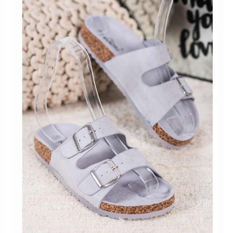 Evento Zapatillas Casual Con Hebilla gris 1 Evento Zapatillas Casual Con Hebilla gris 1