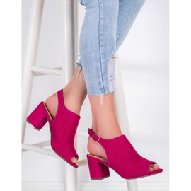 SHELOVET Sandalias Cerradas Clásicas rosado 4