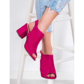 SHELOVET Sandalias Cerradas Clásicas rosado 5