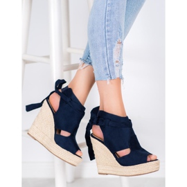 Cm Paris Sandalias de cuña incorporadas azul 1