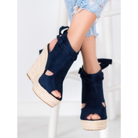 Cm Paris Sandalias de cuña incorporadas azul 5