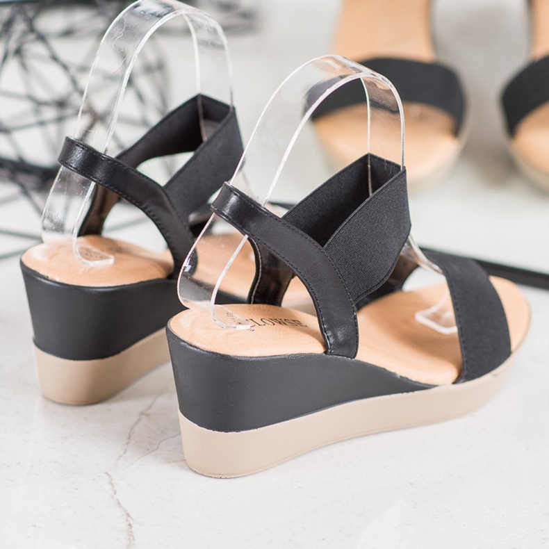 Clowse Sandalias ligeras sin cordones negro 1