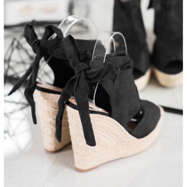 Cm Paris Sandalias de cuña incorporadas negro 2