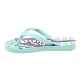 Chanclas mariposa Ipanema Temas KIDS 82773 violeta verde 1