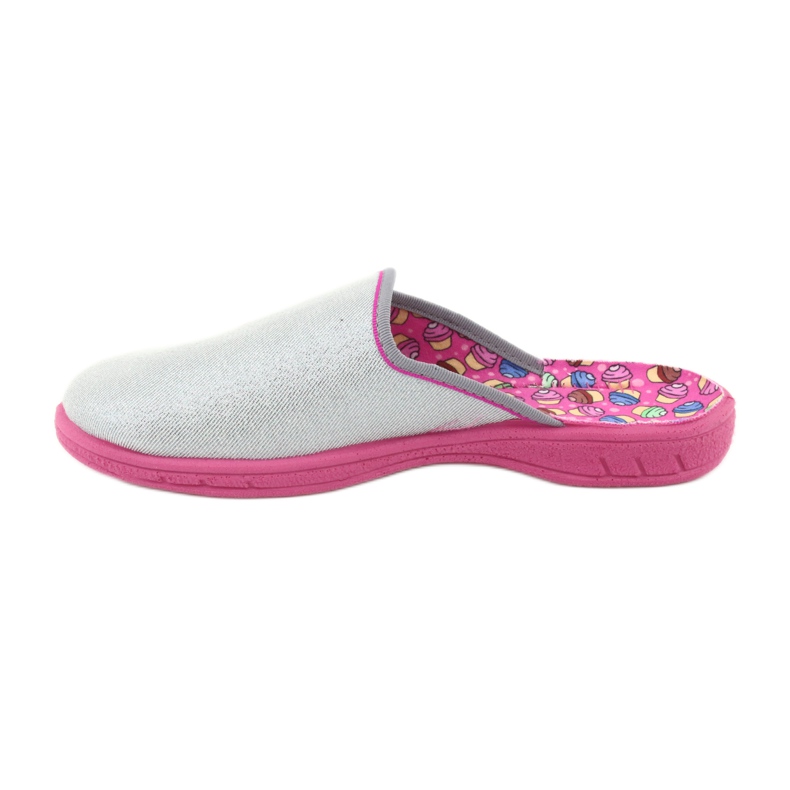 Zapato infantil color befado 707Y407 rosado gris 2