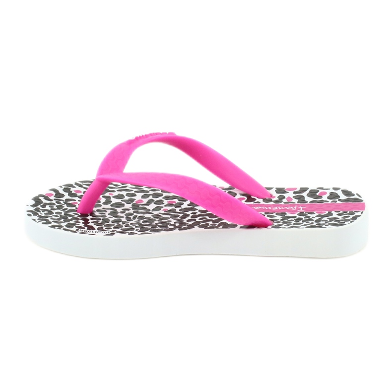 Chanclas con estampado de leopardo 82777 de Ipanema blanco negro rosado 1