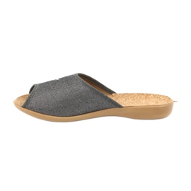 Zapatos de mujer befado pu 254D106 gris 2