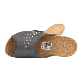 Zapatos de mujer befado pu 254D106 gris 5