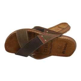 Zapatillas de hombre marrón Inblu GG011 4