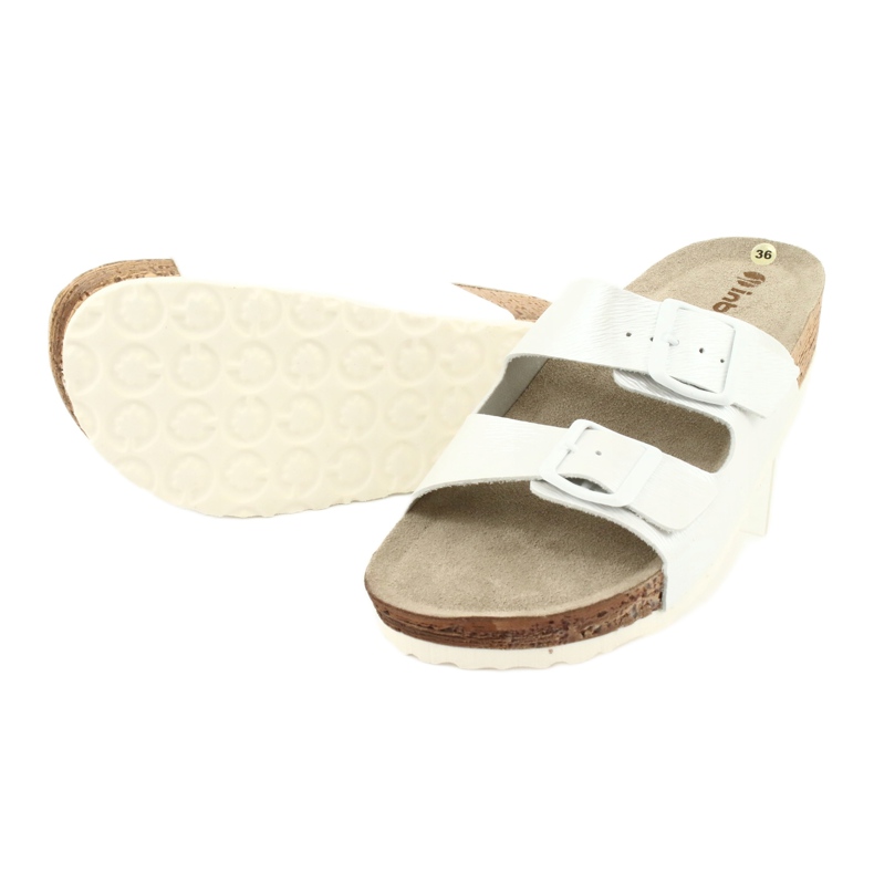 Zapatillas de mujer blanco perla Inblu NM019 multicolor 3