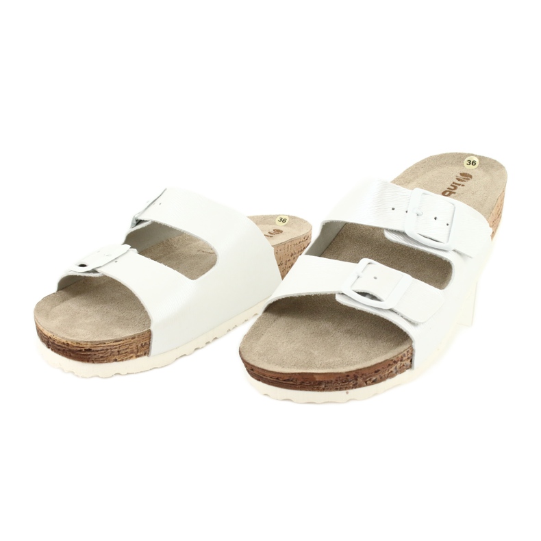 Zapatillas de mujer blanco perla Inblu NM019 multicolor 2