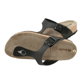 Pantuflas profilácticas para mujer Inblu NM020 negras negro 4 Pantuflas profilácticas para mujer Inblu NM020 negras negro 4