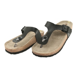 Pantuflas profilácticas para mujer Inblu NM020 negras negro 2 Pantuflas profilácticas para mujer Inblu NM020 negras negro 2