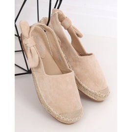 Alpargatas beige para mujer 3016 beige 2