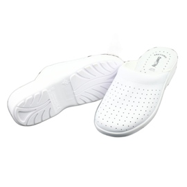 Pantuflas médicas blancas Comfooty Alessio blanco 3