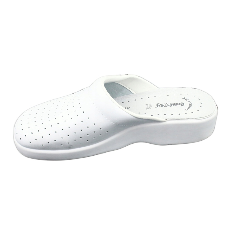 Pantuflas médicas blancas Comfooty Alessio blanco 1