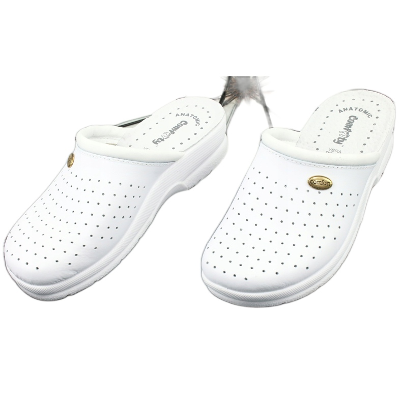 Zapatillas blancas médicas Comfooty Alessia blanco 2