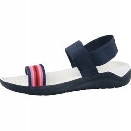 Crocs LiteRide Sandal W 205106-97W sandalias azul marino rosado 1