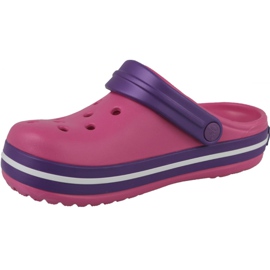 Crocs Crocband Clog Jr 204537-600 púrpura rosa 1