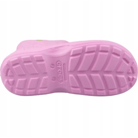 Bota de lluvia Crocs Handle It Niños Jr 12803-6I2 rosado 3