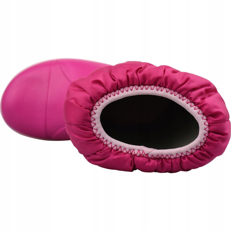 Crocs Winter Puff Boot Jr 14613-6X0 negro rosa 2