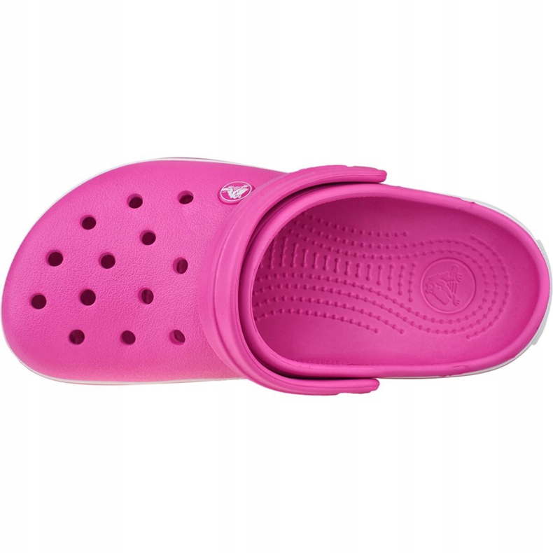 Zapatos Crocs Crocband 11016-6QR blanco rosado 2