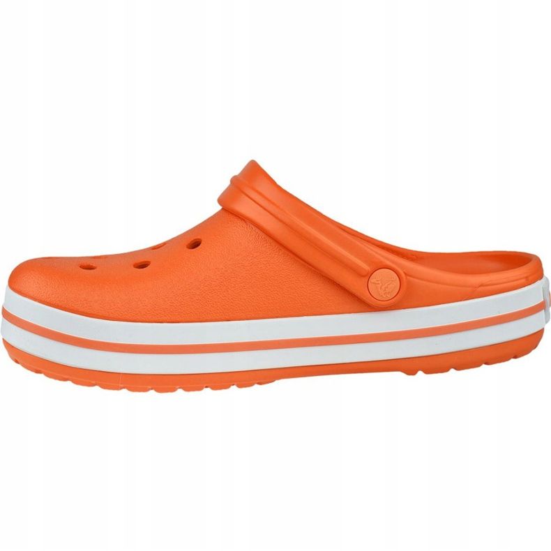 Zapatos Crocs Crocband 11016-846 blanco naranja 1 Zapatos Crocs Crocband 11016-846 blanco naranja 1